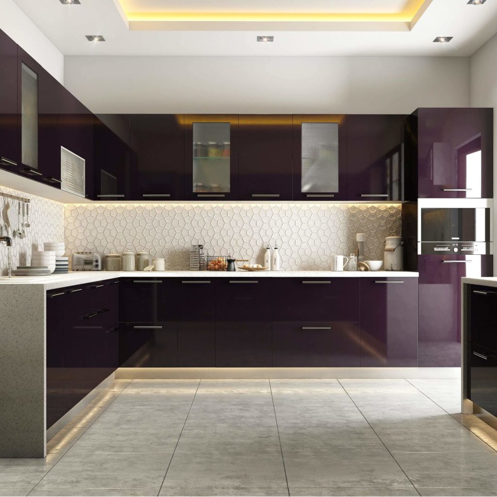 modular open kitchen for modern home