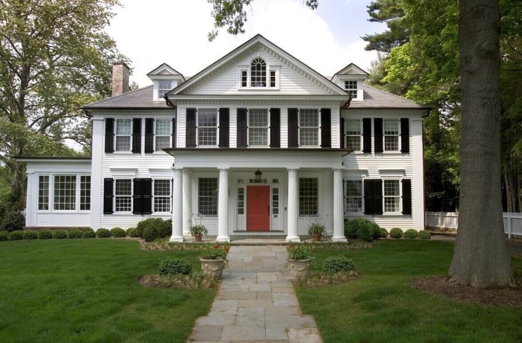 what is colonial house design