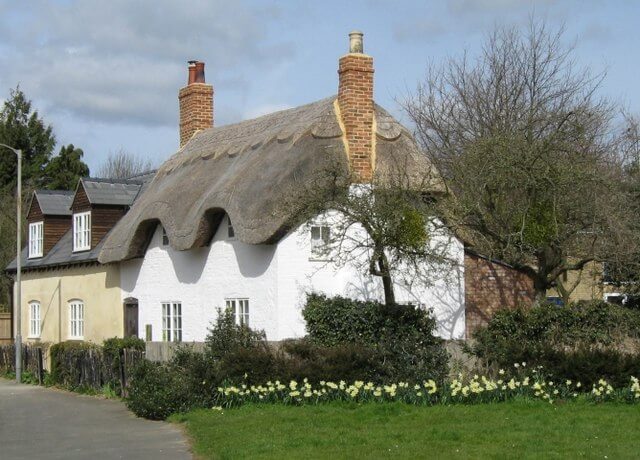 Cottage With a Thatched Roof, Simpson, Milton Keynes