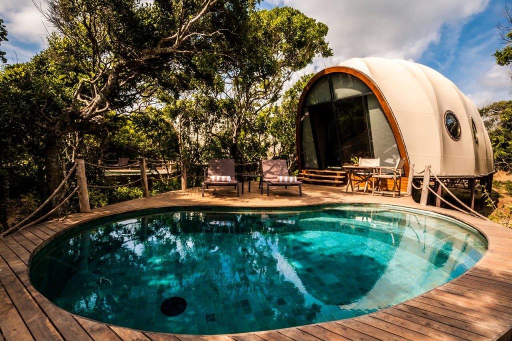 wild coast tented lodge with swimming pool