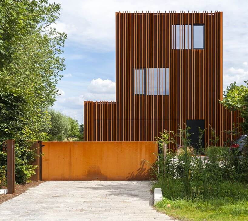  Corten House Front View