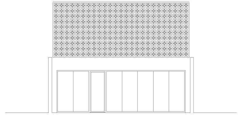 W House design drawing