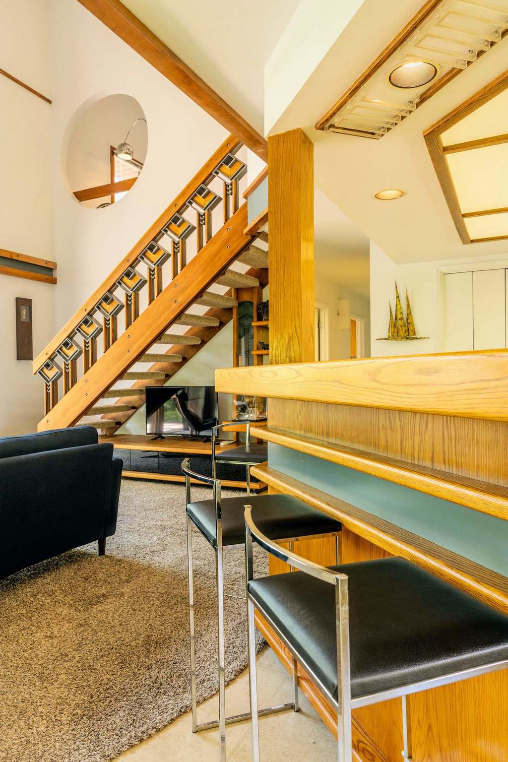 The Creek House  stair case