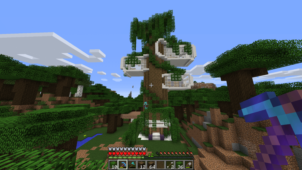 Minecraft tree house 
