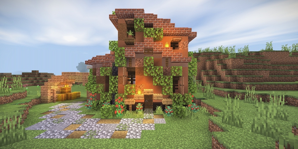 Tuscan Minecraft House