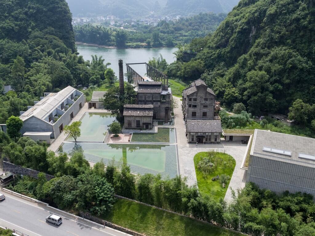 Top View of Alila Yangshou by Vector Architects