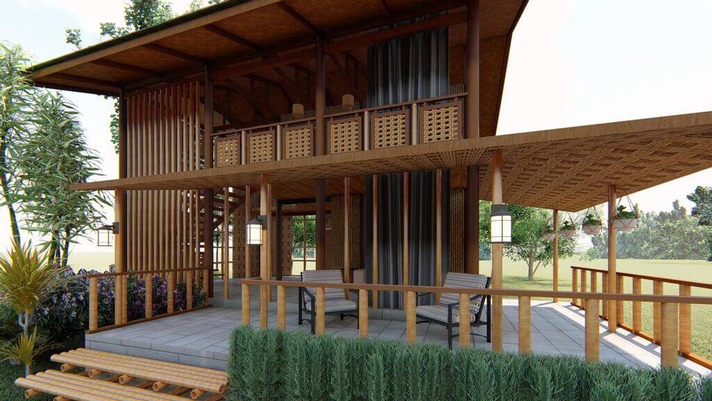 bamboo house features