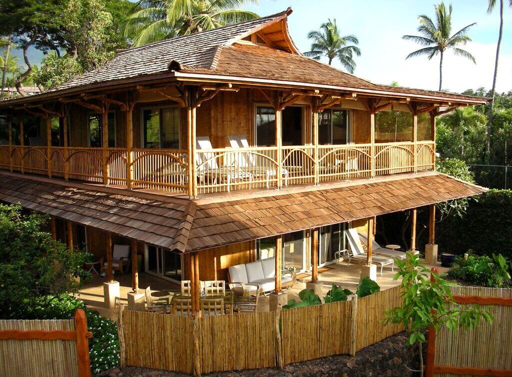 bamboo house cost 