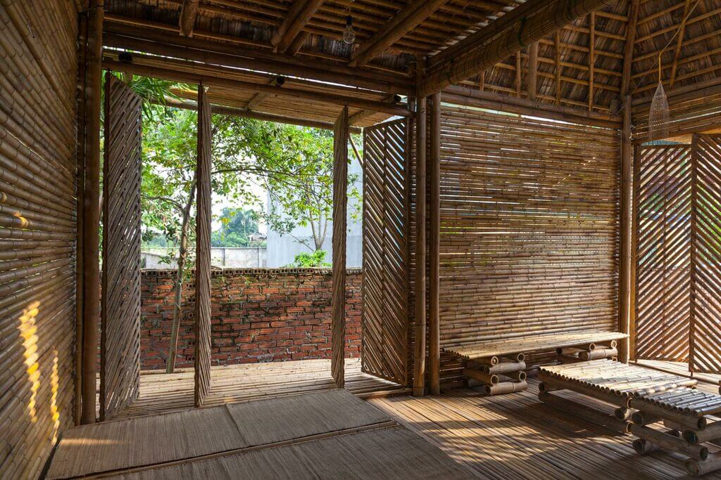 Bamboo House in Vietnam 