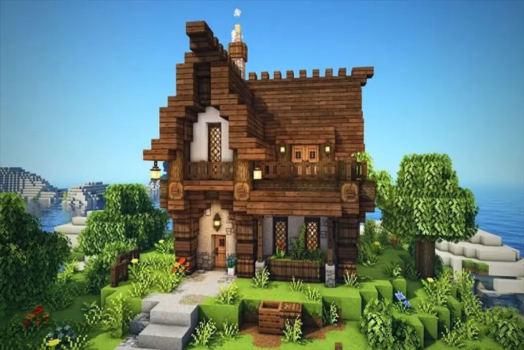 Casa Medieval #minecraft  Minecraft houses, Minecraft architecture,  Minecraft