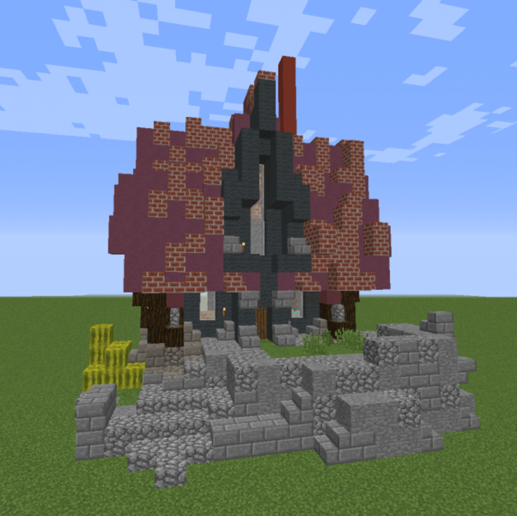 minecraft medieval house