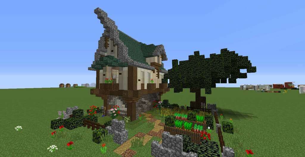 Minecraft  How to Build a Medieval Survival House 