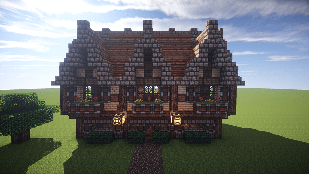 Casa Medieval #minecraft  Minecraft houses, Minecraft architecture,  Minecraft