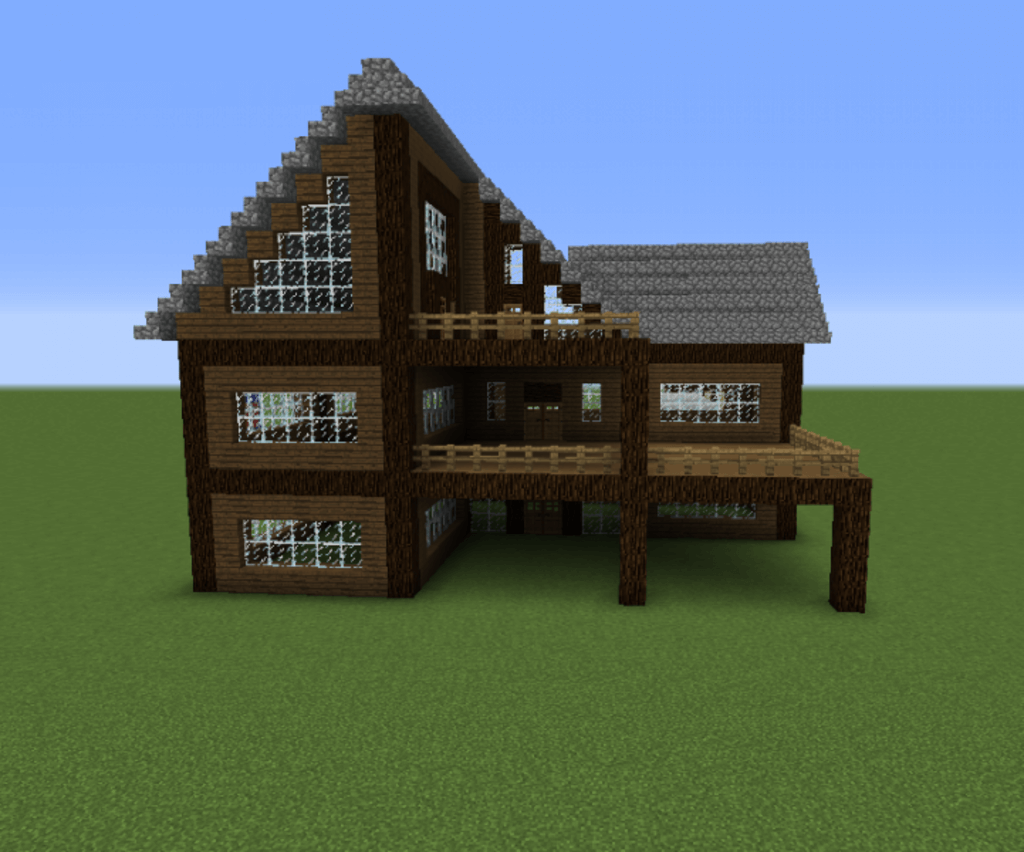 wooden house minecraft