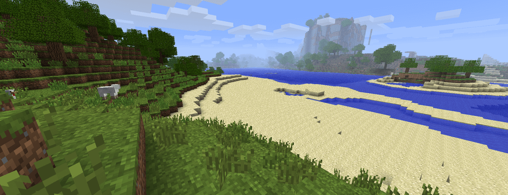 Find a Nice Flat Place for beach house minecraft