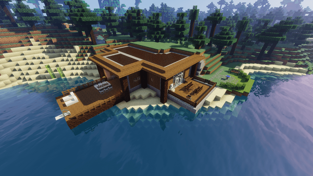 beach houses in minecraft