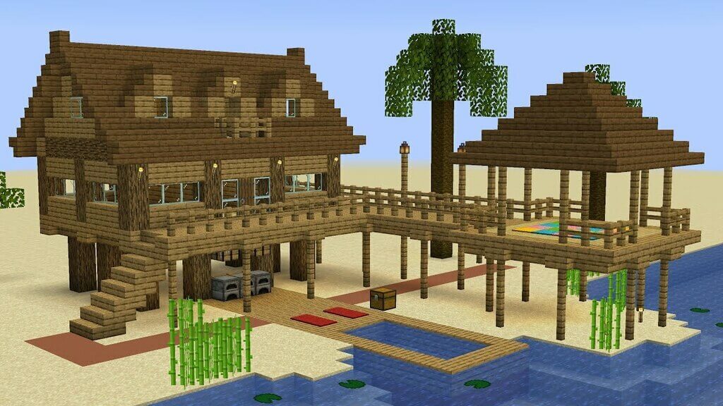 beach house minecraft