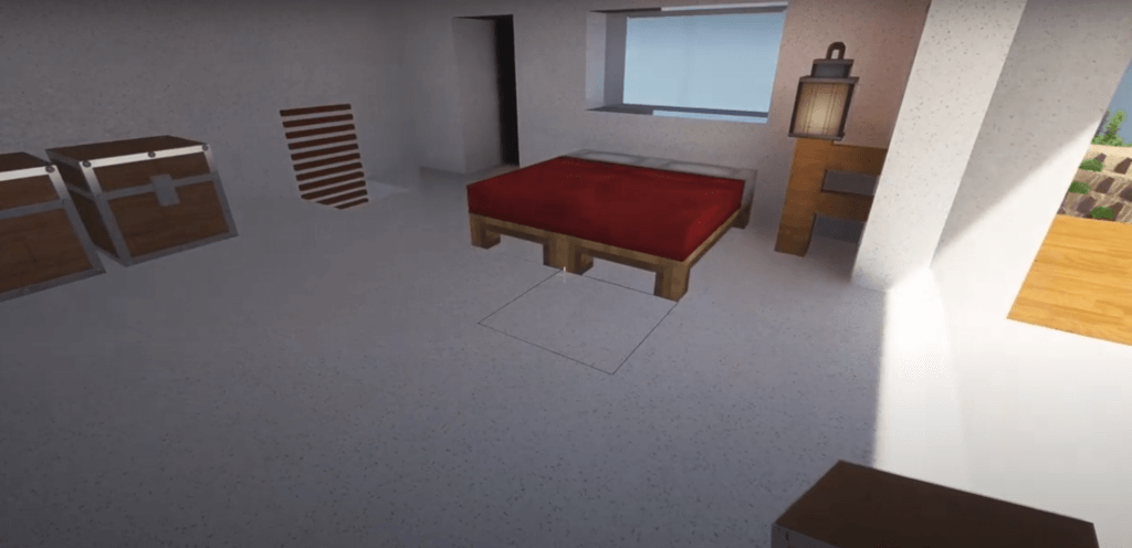 Design the Interiors for minecraft beach house