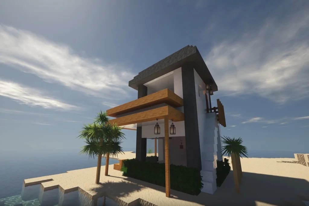 minecraft Exotic Beach House