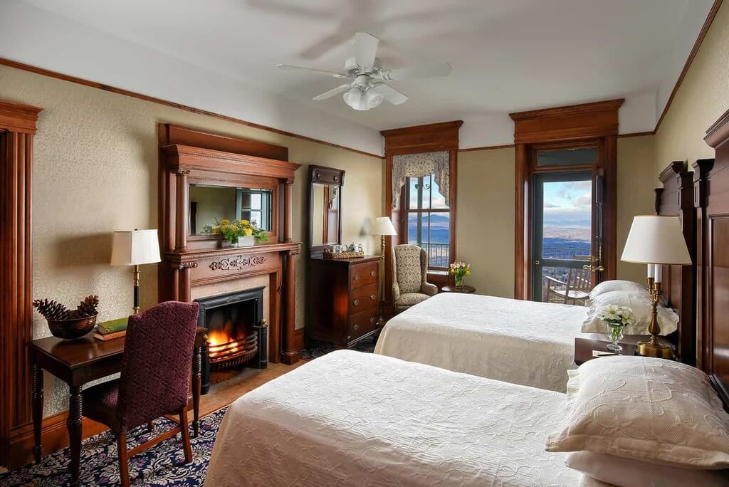 Mohonk Mountain House bedroom