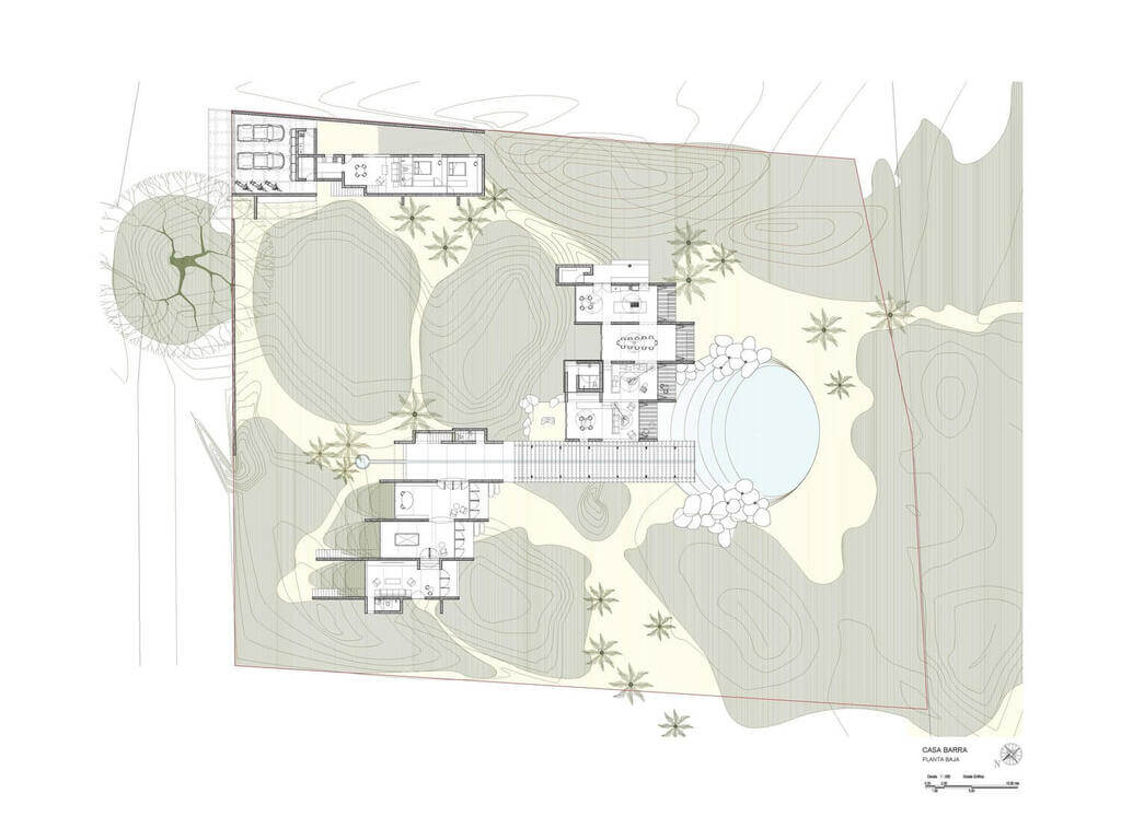 Layout of Casona Sforza Hotel