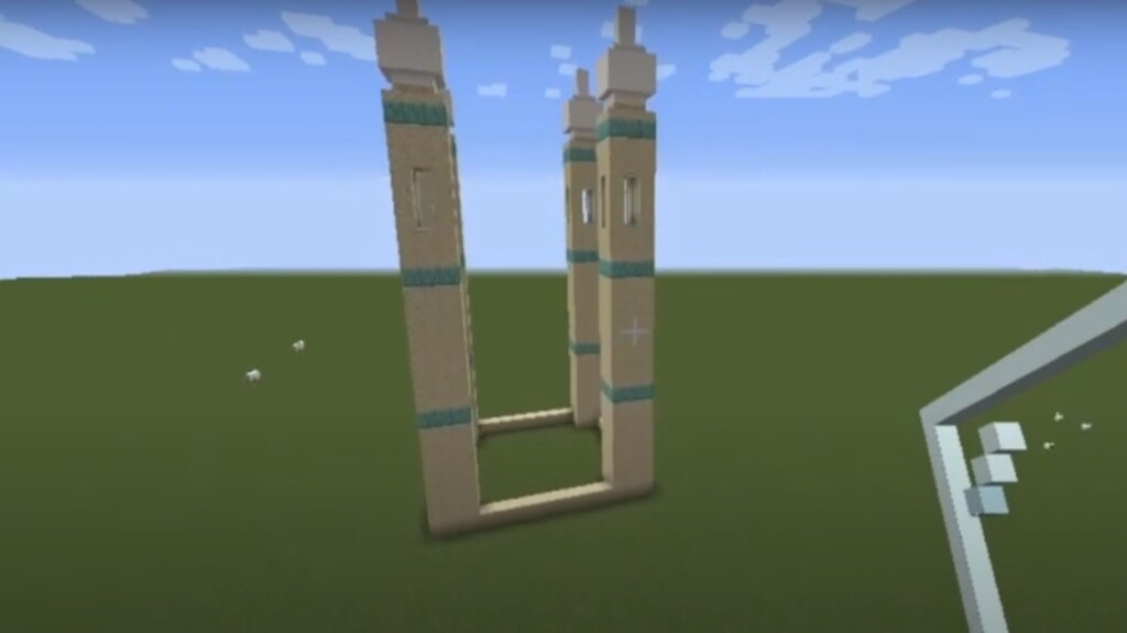 Walls of Minecraft Mosque Tutorial