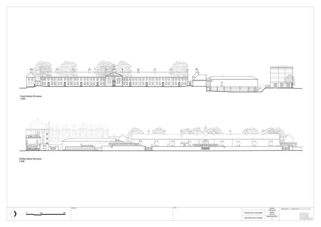 Museum of the Home design drawing