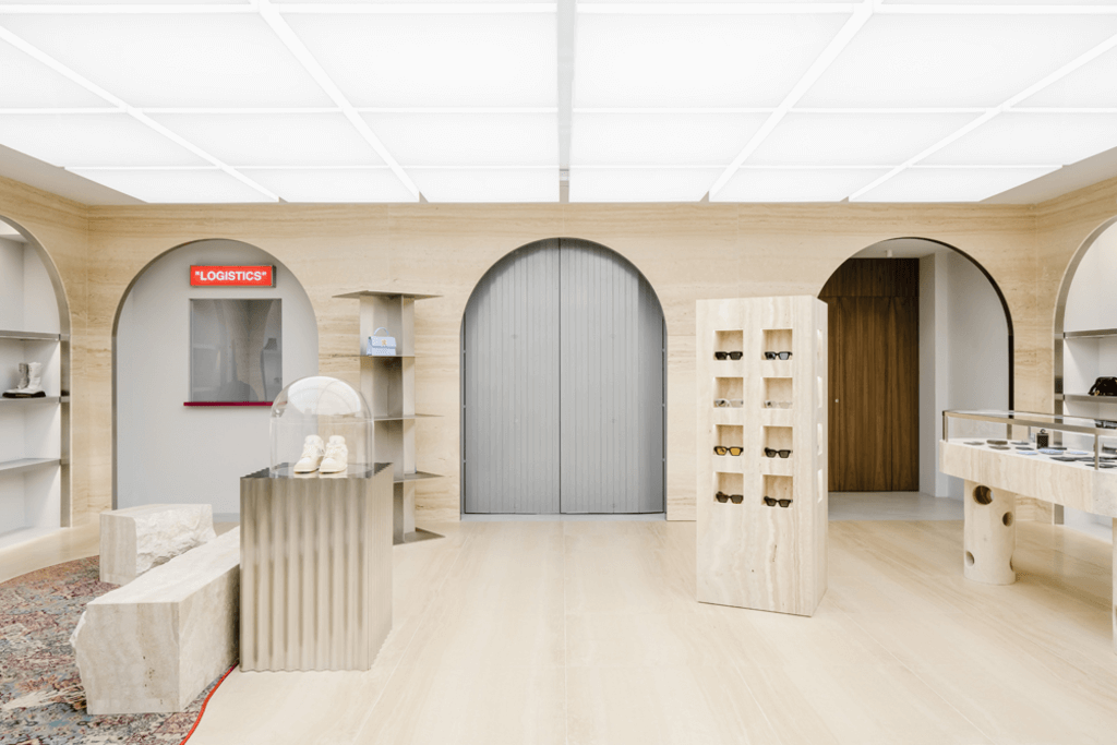 room of Off-White Flagship Store Paris, AMO Designs