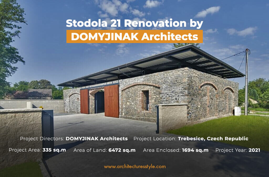 Stodola 21 Renovation by DOMYJINAK Architects: Economically and Environmentally Sustainable