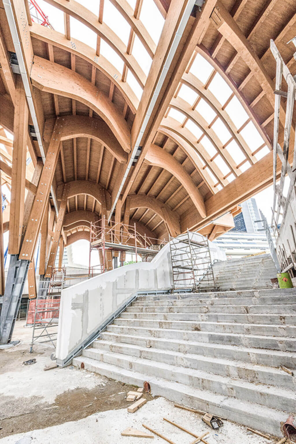 Reveal EMBT's Timber Central Station in Naples