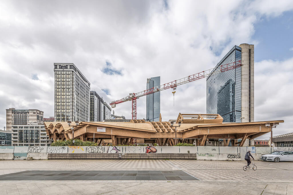 Reveal EMBT's Timber Central Station in Naples