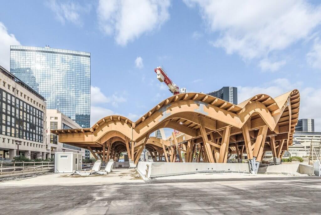 Reveal EMBT's Timber Central Station in Naples