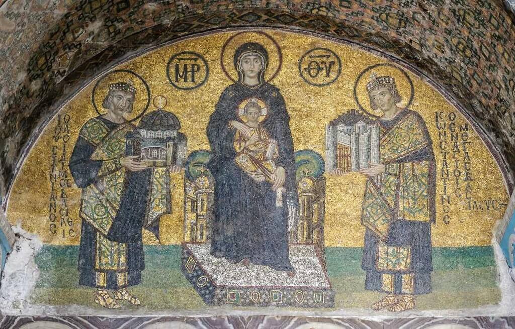  Mosaics byzantine architecture