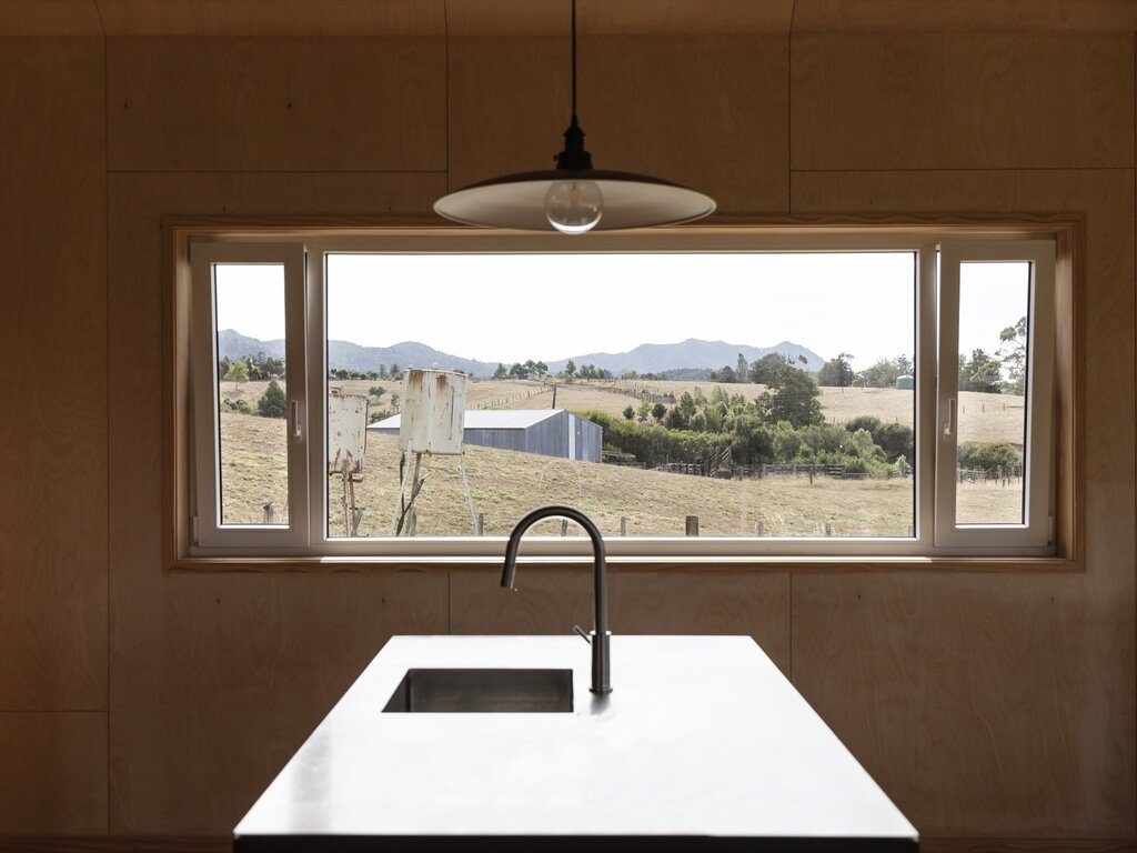 Karangahake House kitchen and sink