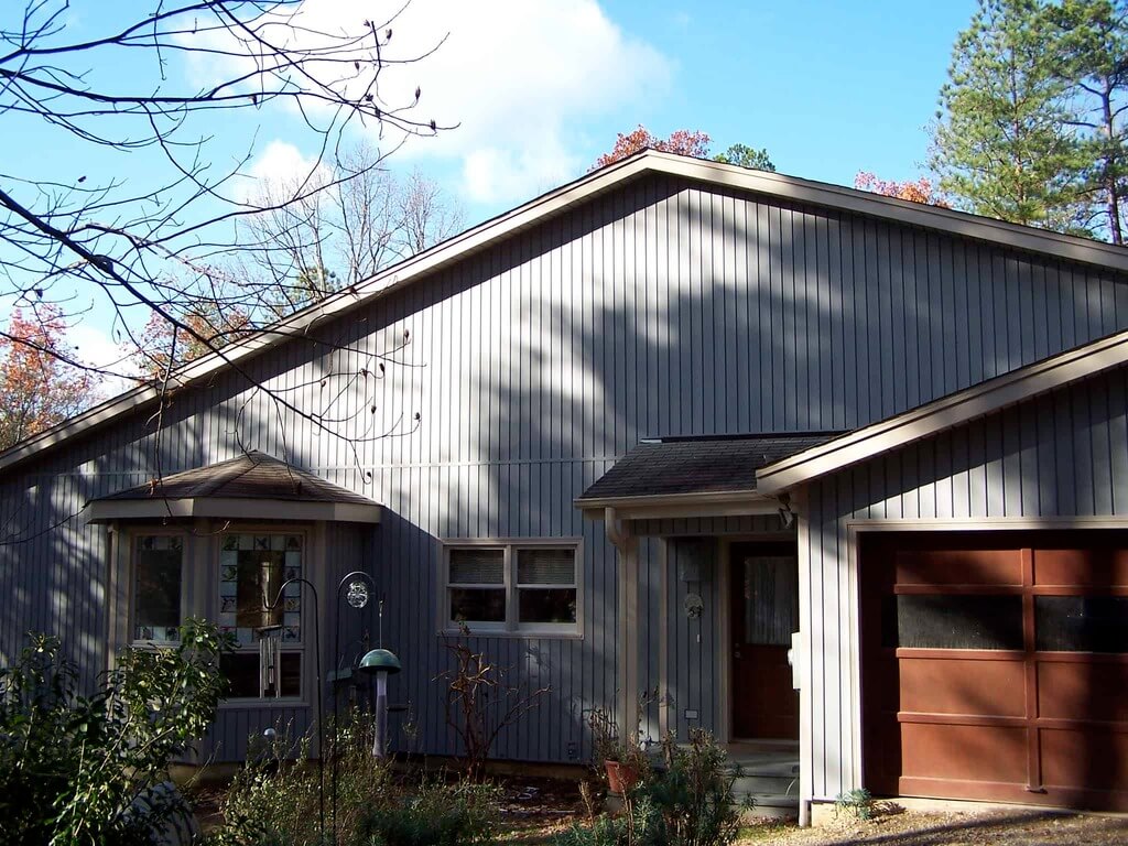 board and batten siding with Broken Lines