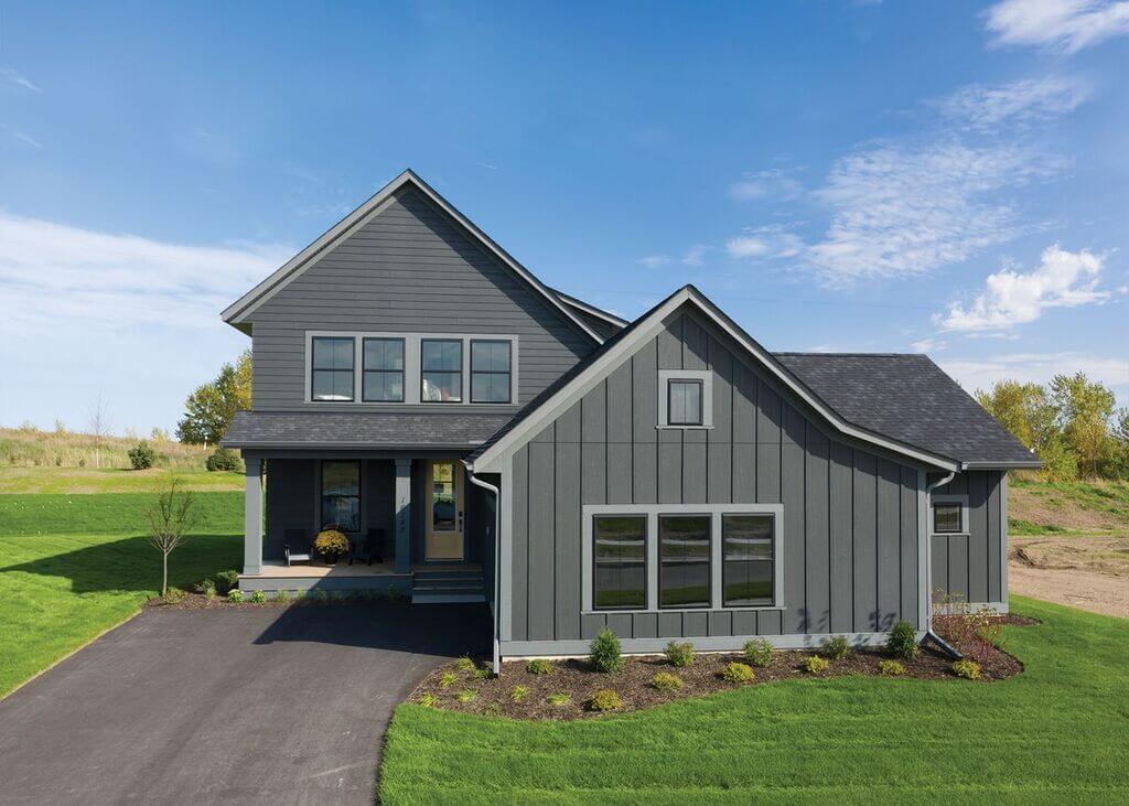 Mixed Board and Batten Siding board and batten siding