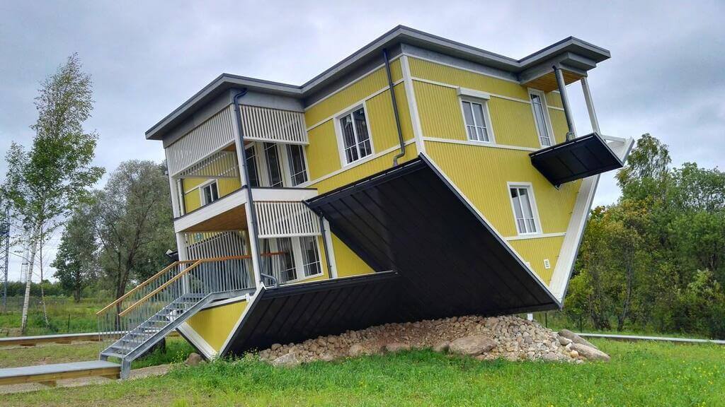 Tartu, Estonia upside down house design
