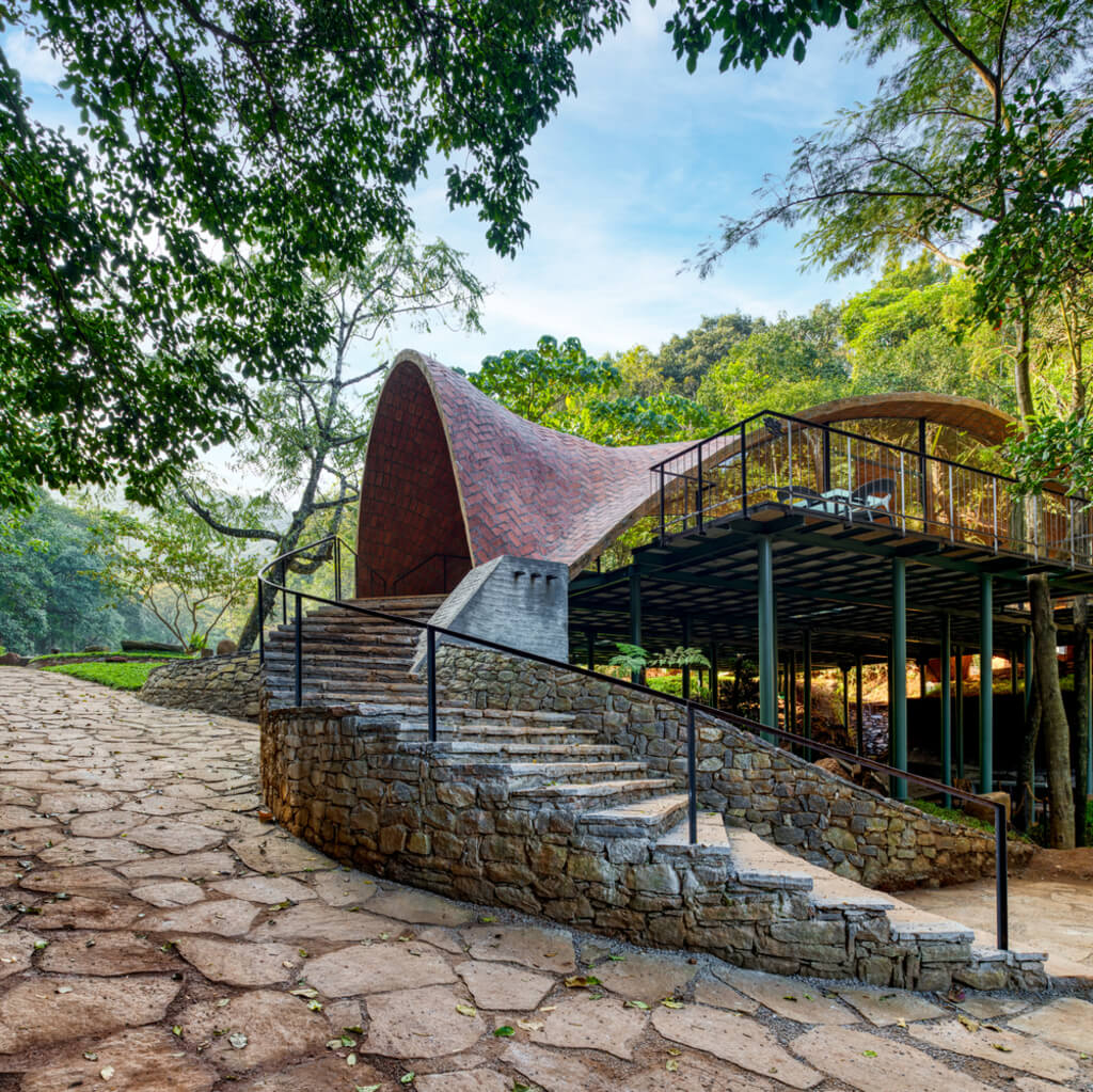 DevaDhare Dining Space walkway 