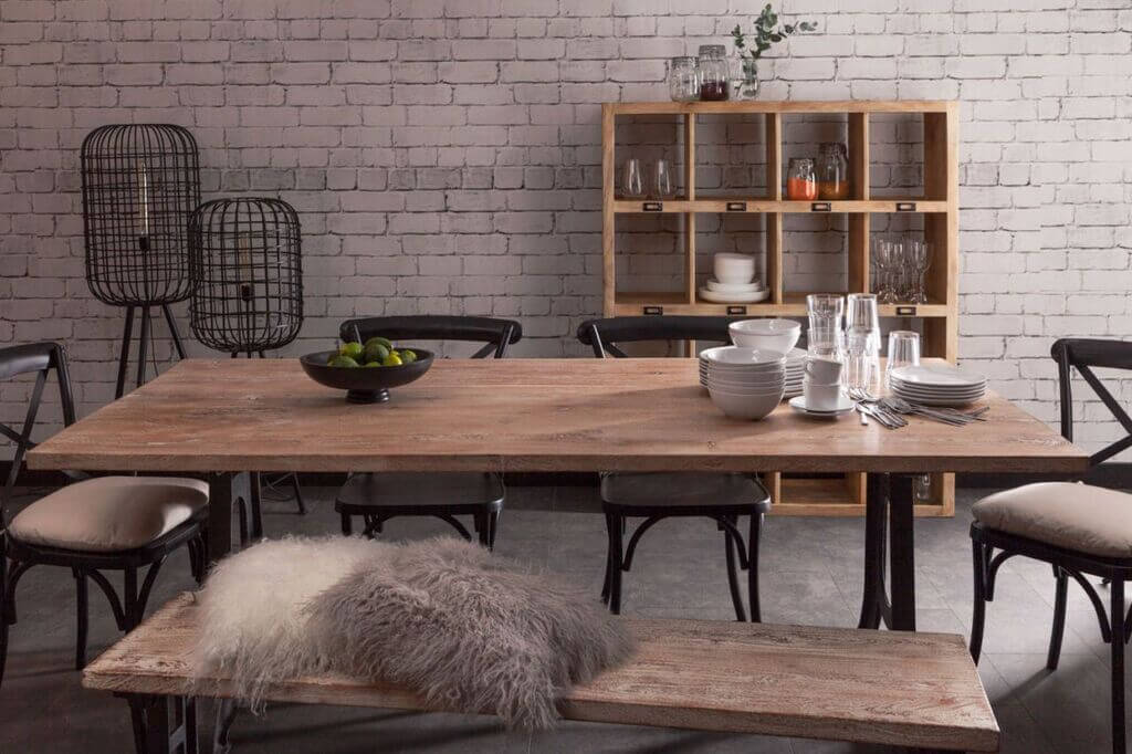 Industrial Style Dining Table