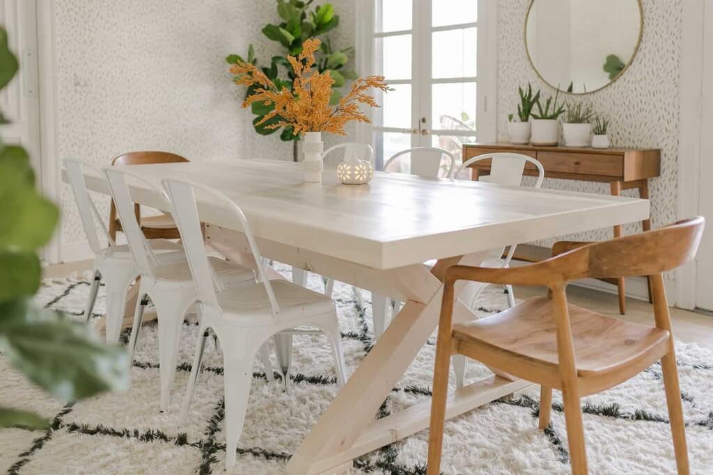 Farm Style Dining Table Design