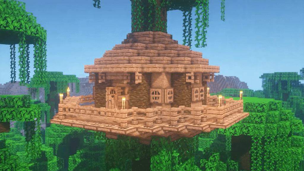 Jungle Minecraft Treehouse