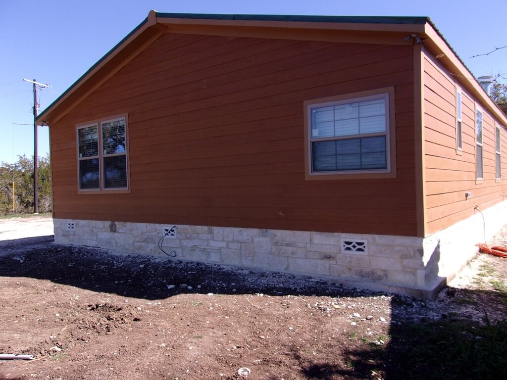 mobile home underpinning