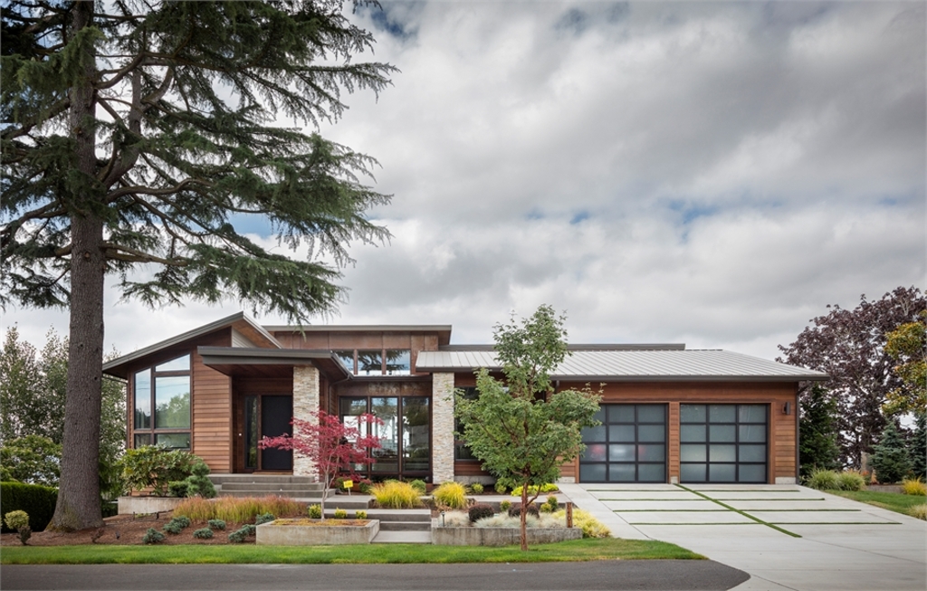 A Single Story HillSide Home