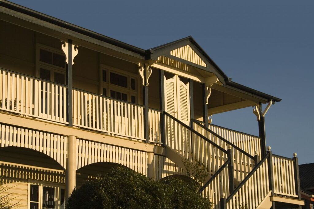 Queenslander homes with a balcony and balconies