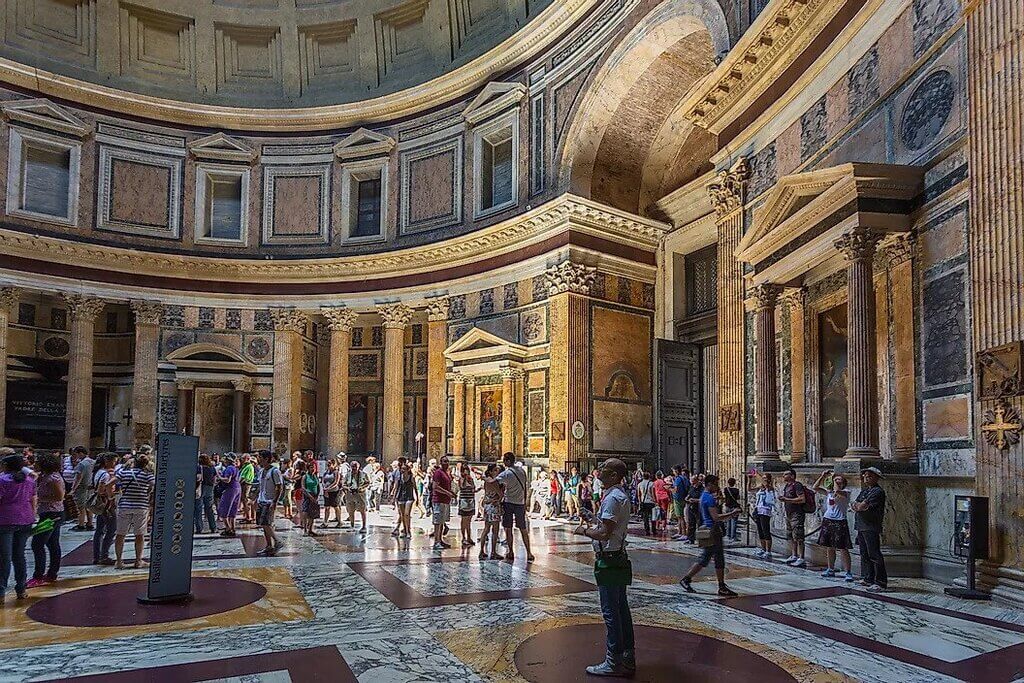 Inside of Pantheon, Rome