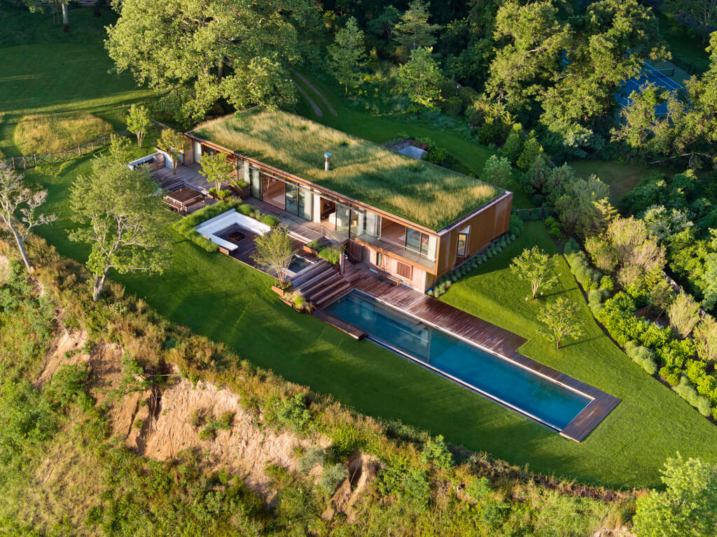 Top View of Peconic House – Hampton Bays, US