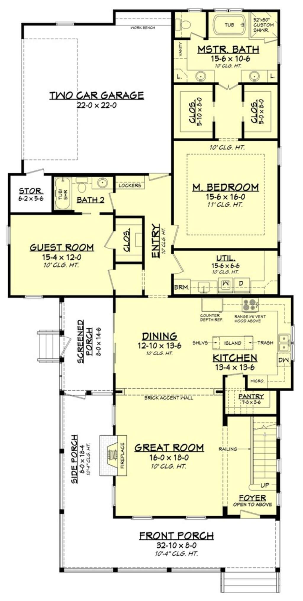 Linearly Spacious house plans
