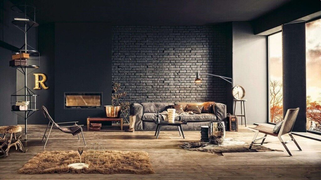 Colour Of Perfect Industrial Interior