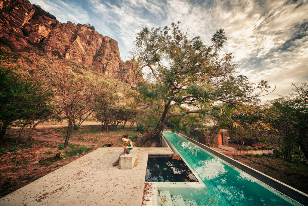 Swimming Pool View Of Casa Meztitla – Mexico