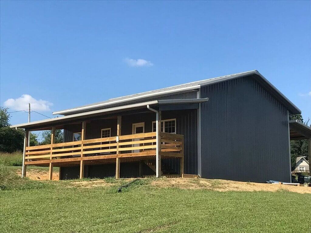 Pole Barn Style House